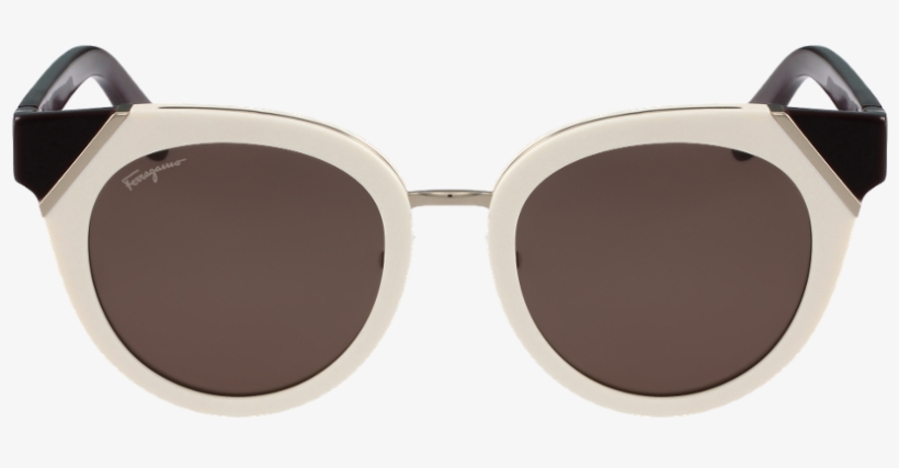 Salvatore Ferragamo Sf 835s 101 White Women Sunglasses, transparent png