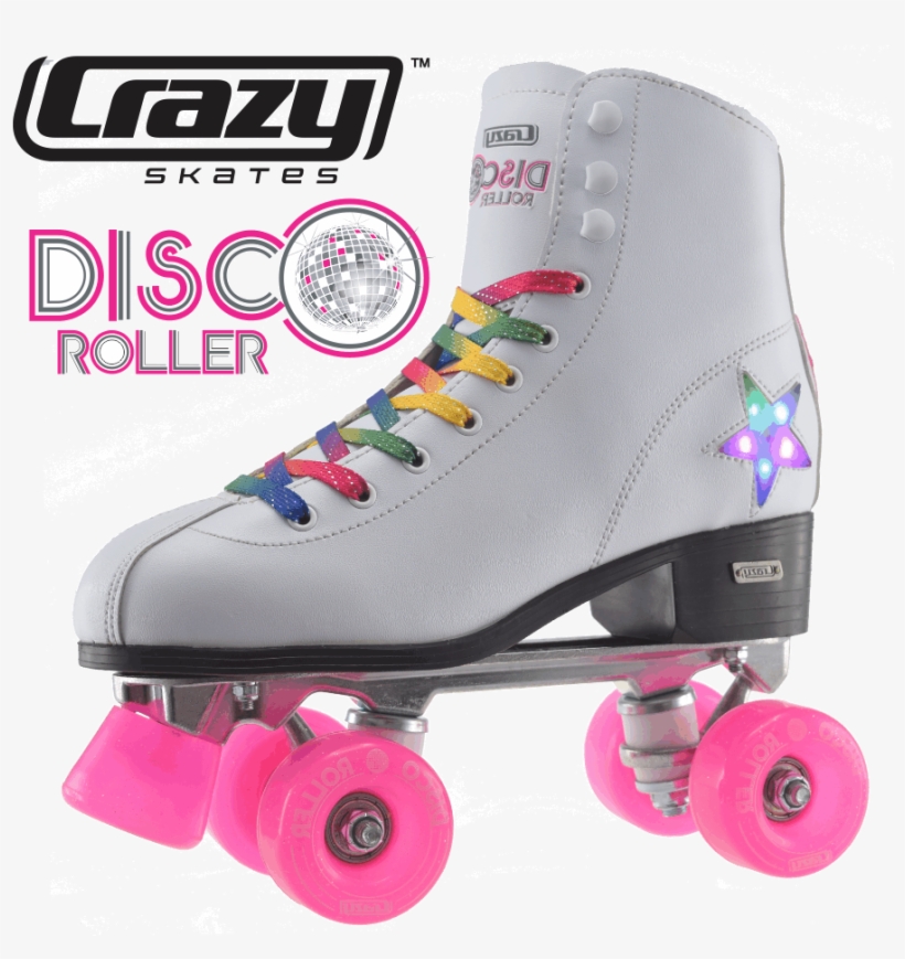 Crazy Disco Rollers Missmeow Rollergirls Png Tootsie - Crazy Skates Crazy Disco Roller Kids Skate (white,, transparent png