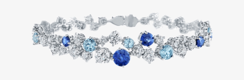 Sparkling Cluster By Harry Winston, Sapphire, Aquamarine - Jewellery, transparent png