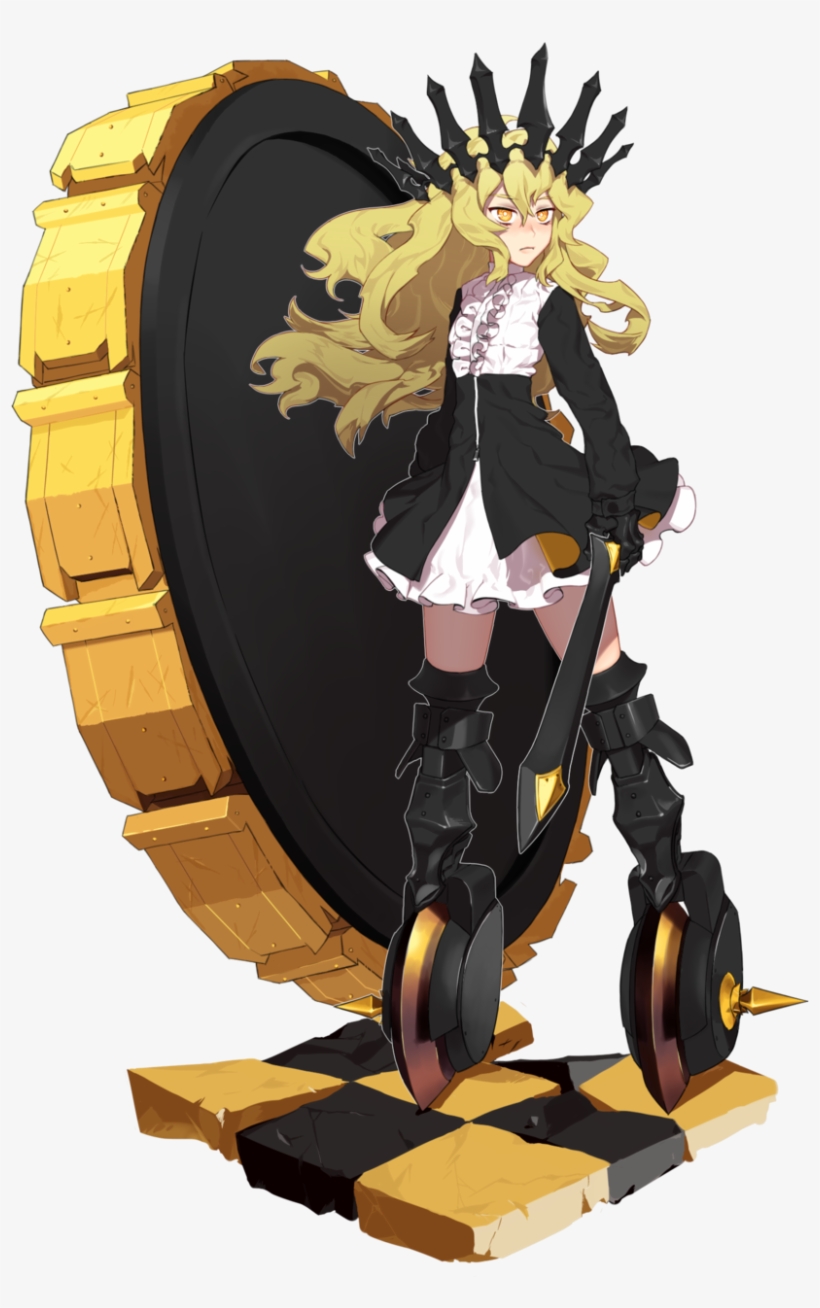 Chariot By Popblink - Black Rock Shooter Arcana Render, transparent png