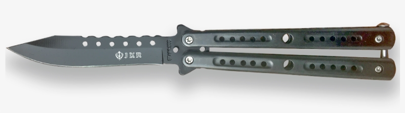 Zamak Handle, 10,5 Cm Stainless Steel Blade Length, - Navaja Mariposa Joker, transparent png