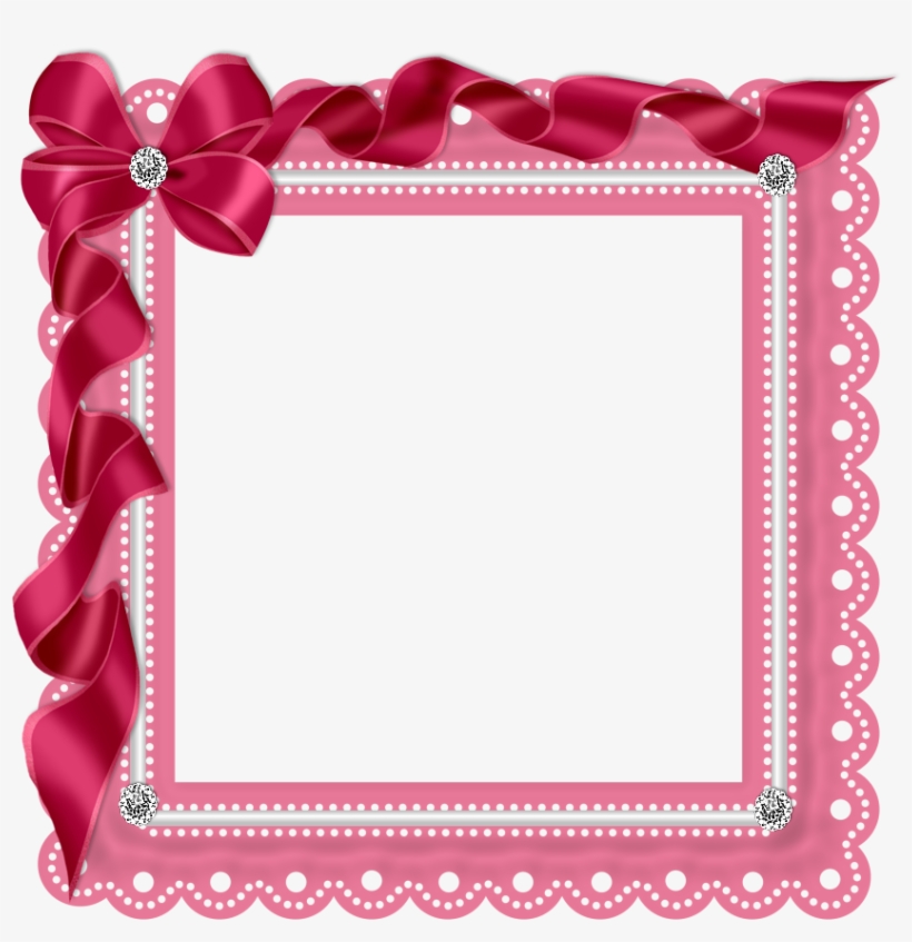 Rosimeri Andrade Preview2 ~ Dark Pink Ribbon Frame - Quadros Tubes, transparent png