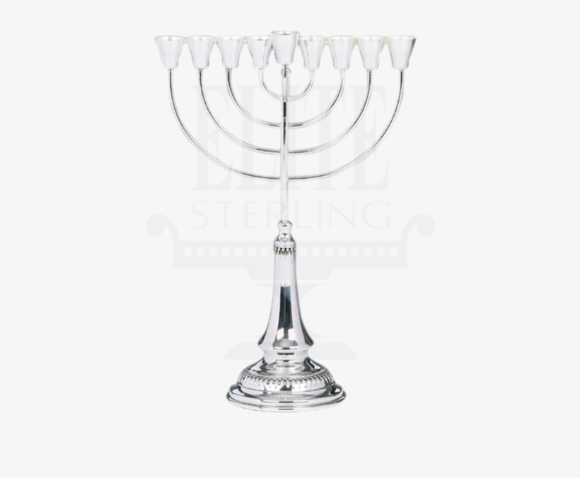 Close Filigree Silver Menorah - Champagne Stemware, transparent png