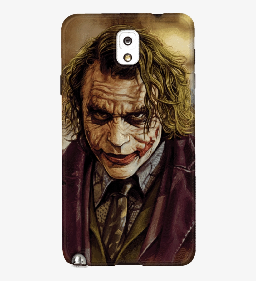 Dailyobjects Heath Ledger As Joker Painting Case For - Heath Ledger Joker Iphone, transparent png