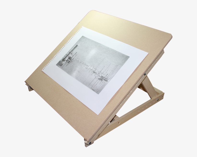 Drawing Easels Tabletop Jpg Transparent Download - Table Top Drawing Board, transparent png