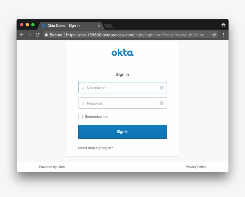 This App Supports Logout, But It Only Logs Out From - Okta Login Page, transparent png