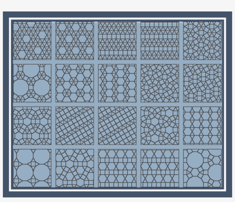 Los 20 Teselados De La Ilustración Anterior Fueron - Silicone, transparent png