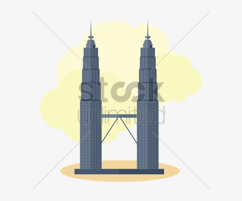 Go To Image - Petronas Twin Tower Vector, transparent png
