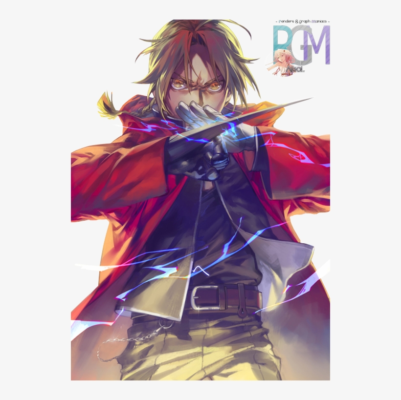 Render Fullmetal Alchemist - Fullmetal Alchemist Brotherhood Edward, transparent png