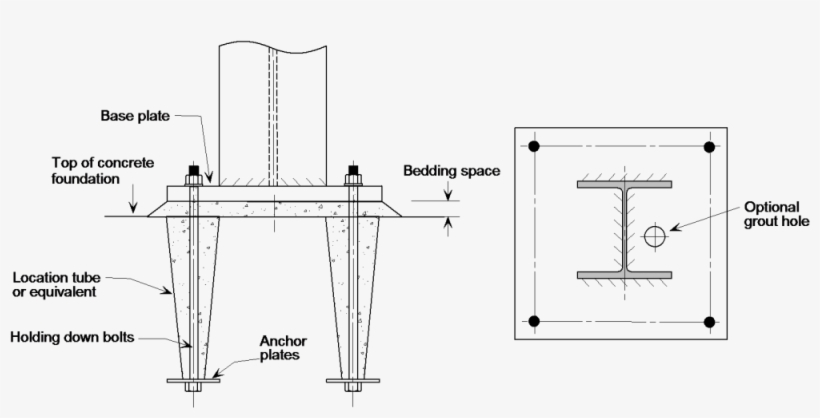 C18-11 - Column To Foundation Connection, transparent png