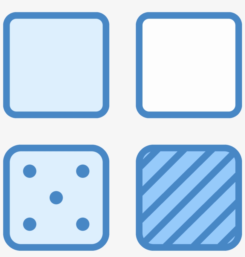 This Is A Picture Of Four Small Squares In Organized, transparent png