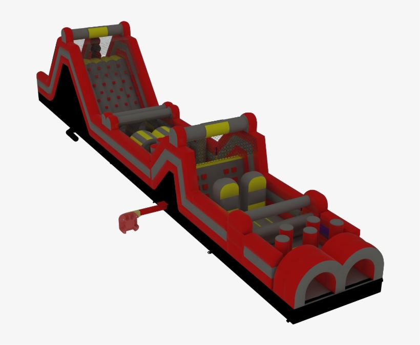 70' Mega Obstacle Course, transparent png