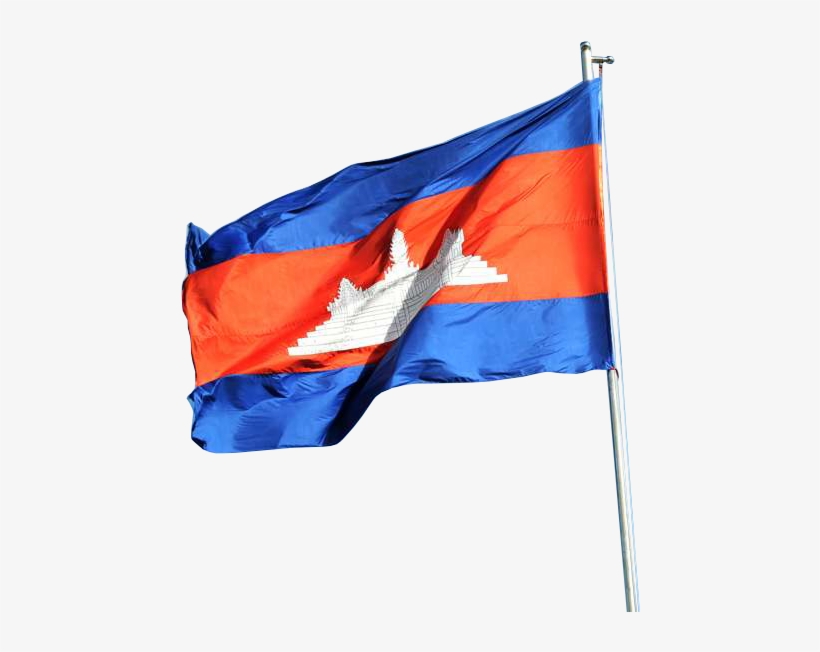Welcome - Cambodia Girls With Flag, transparent png