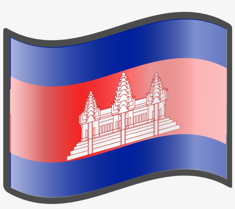 Nuvola Cambodia Flag - Flag Cambodia Png, transparent png
