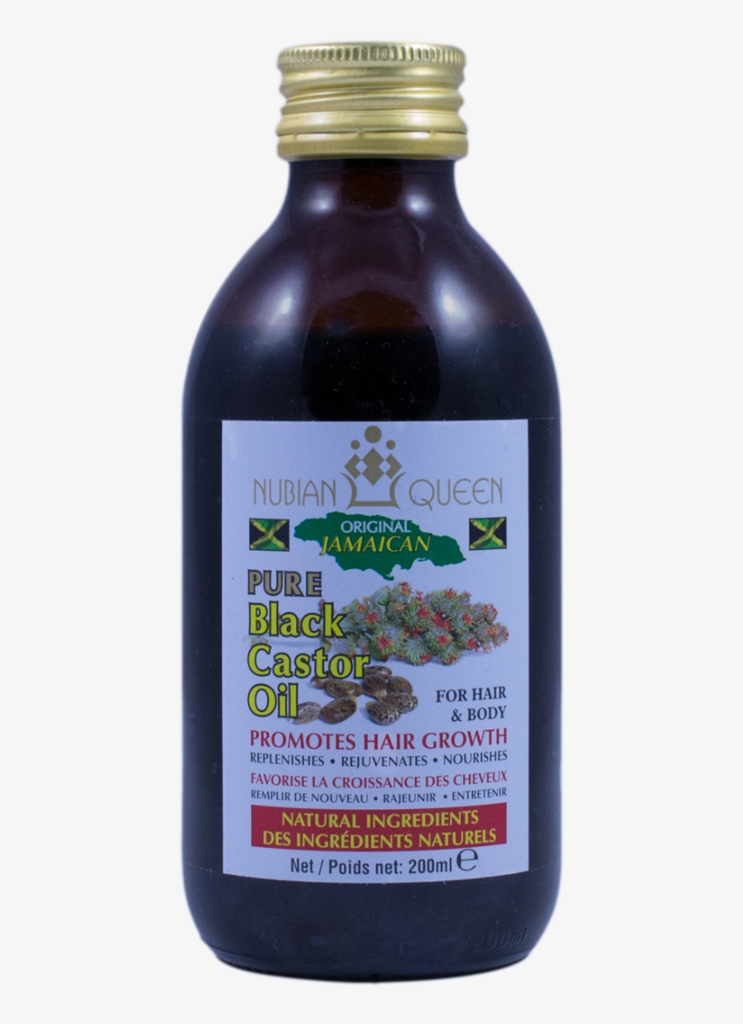 Some Description - Nubian Queen Pure Black Castor Oil 200ml, transparent png