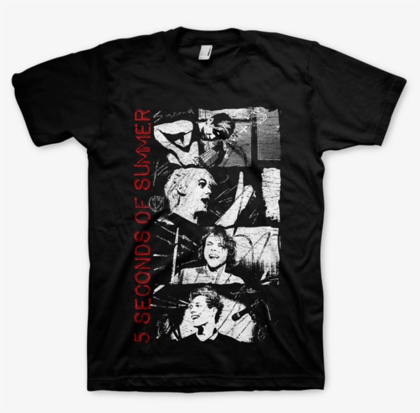5 Seconds Of Summer Stacked Photos - 5 Seconds Of Summer T Shirts, transparent png