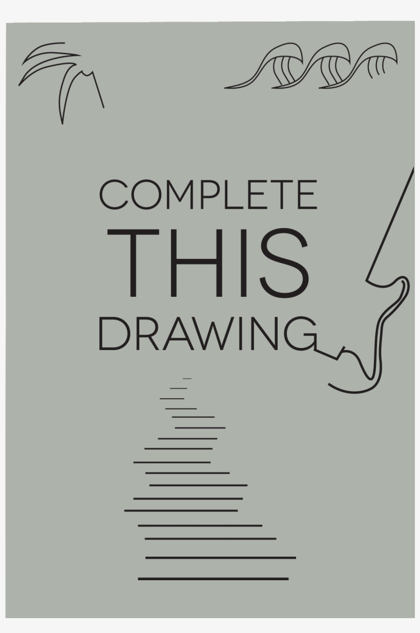Frazetta Drawing Sketchbook Graphic Freeuse Download - Complete This Drawing, transparent png