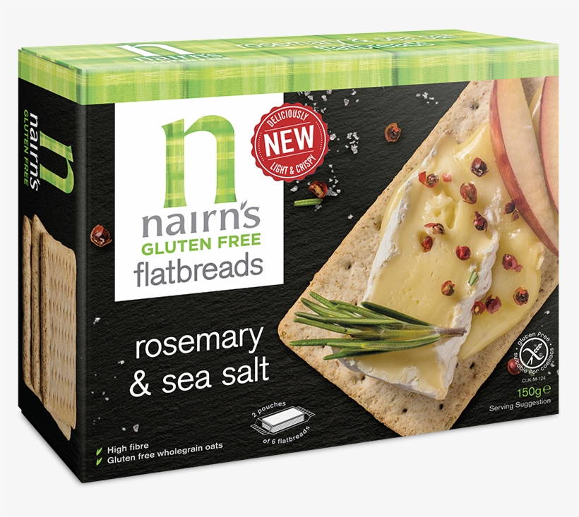 Nairns Gluten Free Flatbreads, transparent png