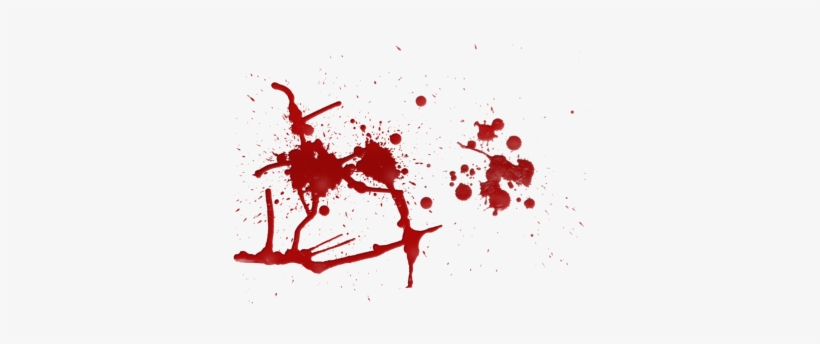 Blood Splatter Thirty-five - Blood On The Wall, transparent png
