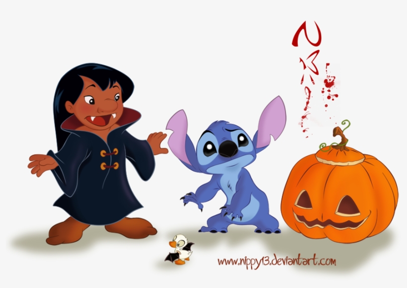 Transparent Stitch Halloween - Halloween Lilo And Stitch, transparent png