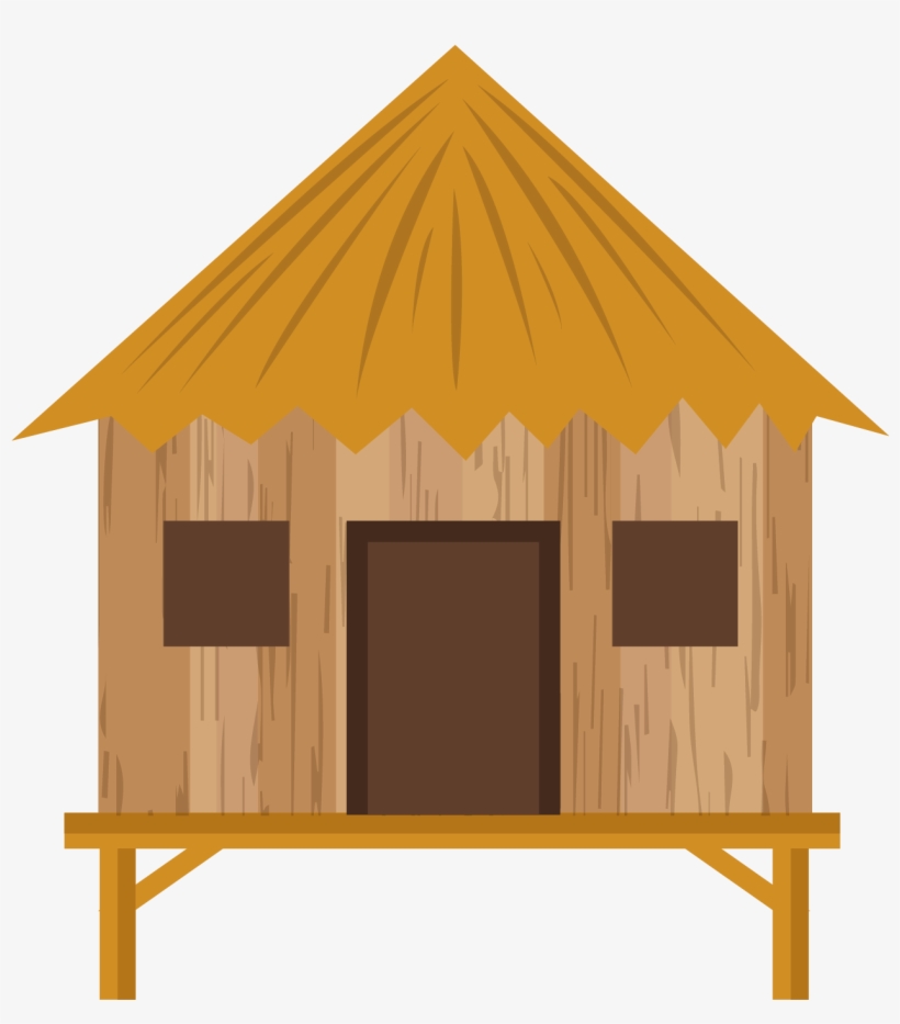 Png Royalty Free Africa Clipart Grass Hut - Straw House Png, transparent png