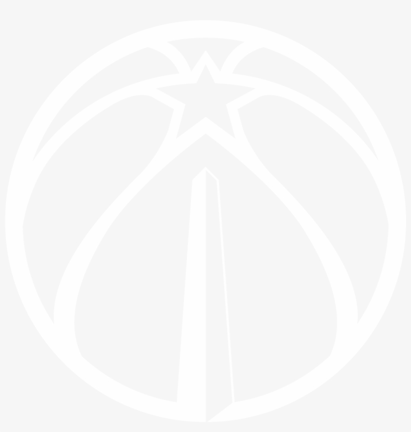 Return To Washingtonwizards - Washington Wizards Logo Black And White, transparent png