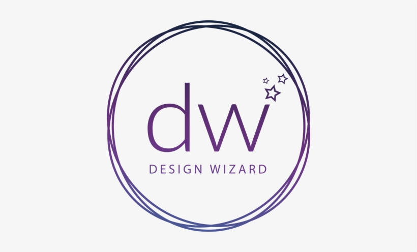 Design Wizard Logo White - Circle, transparent png