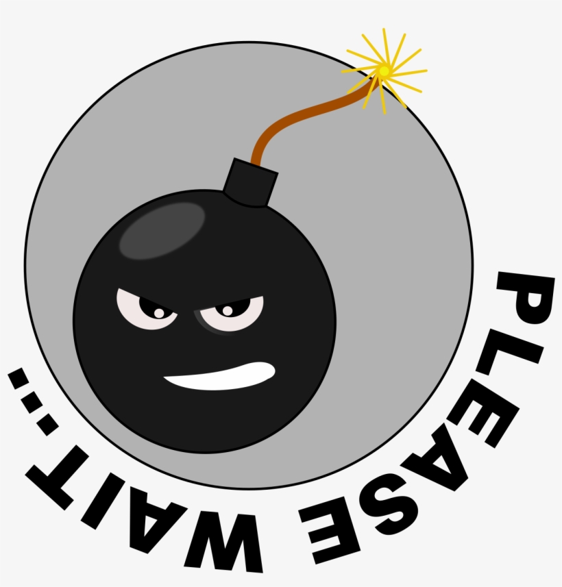 This Free Icons Png Design Of Loading Bomb Please Wait, transparent png