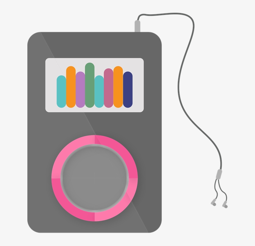 Music Player, Earphone, Control Buttons, Ipod, Music - Music, transparent png