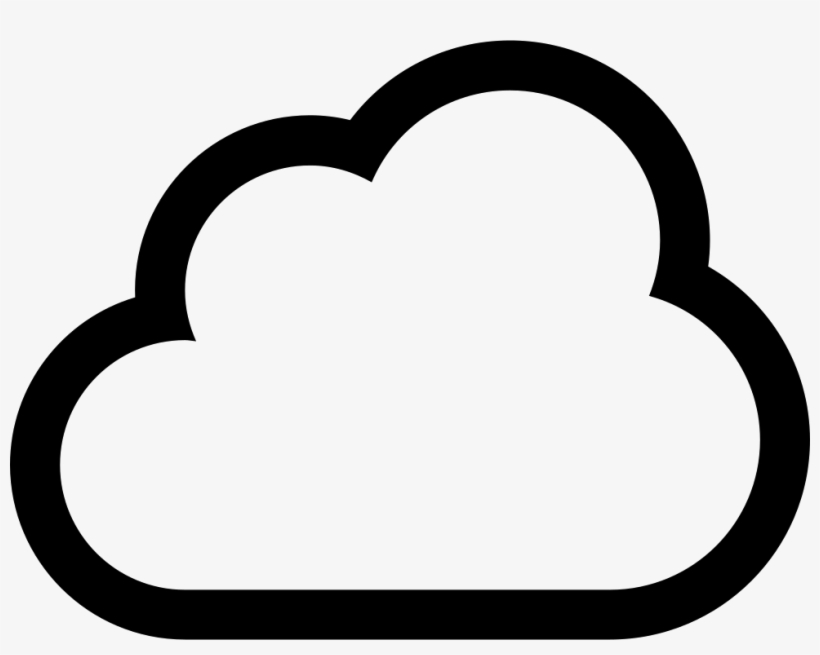 Cloud Outline - - Cloud Outline Png, transparent png