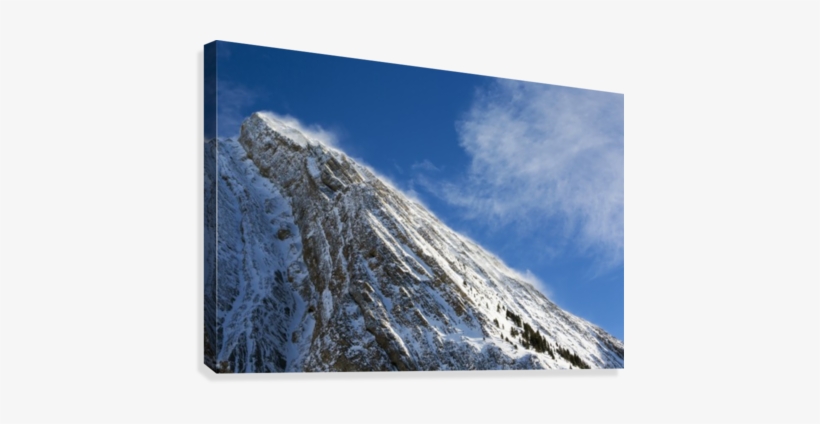 Close Up Of A Snow Covered Mountain Peak With Wind - Posterazzi Dpi12300797 Close Up Of A Snow Covered Mountain, transparent png