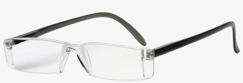 Reading Glasses, Plastic, Grey, - Glasses, transparent png