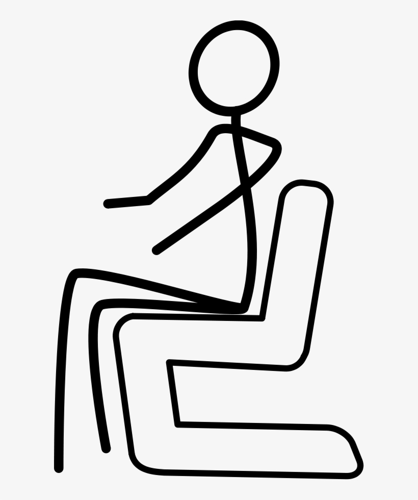 Original Png Clip Art File Sitting Stickman Svg Images, transparent png