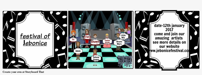 Storyboard Music Festival - Cartoon, transparent png