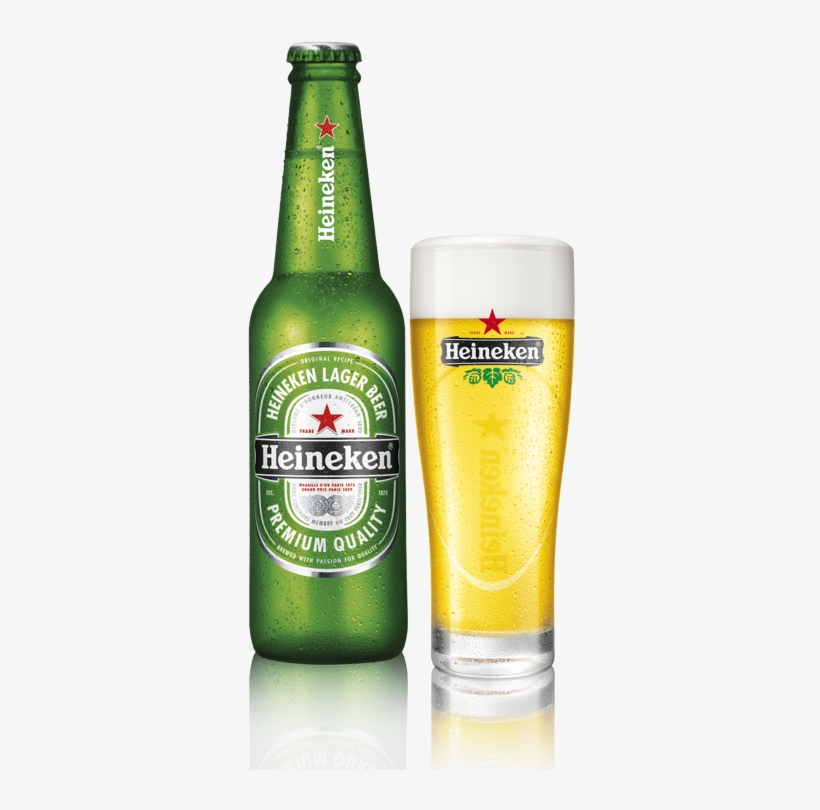 Heineken Official Irish Pub - Heineken Beer Bottles (6 Pack) (330ml), transparent png