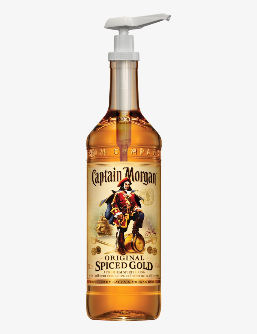 Morgan Spiced Gold-3 L - Captain Morgan Png, transparent png