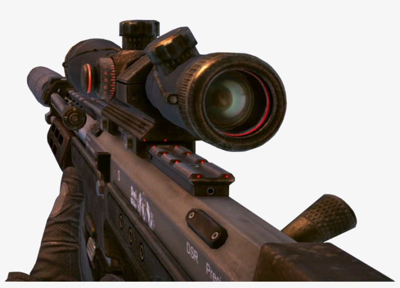Transparent Gun Bo2 - Dsr 50 Png, transparent png