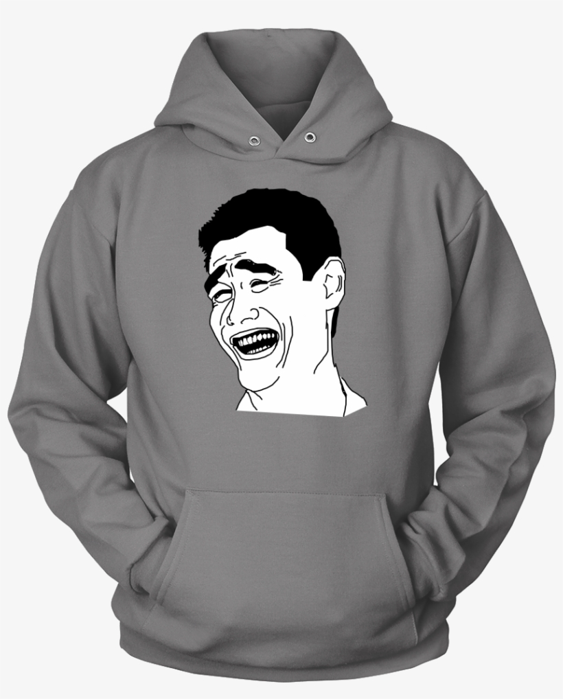 Yao Ming Face - Hardcore Carolina Football Fan Pullover Hoodie, transparent png