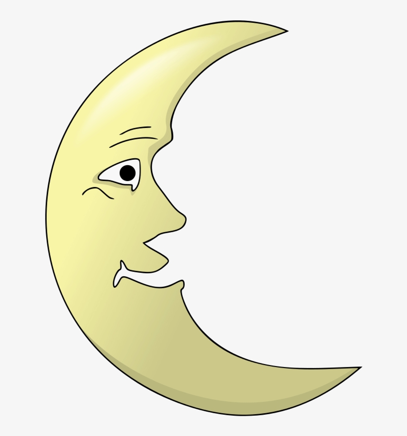 Crescent Rooweb - Moon Face, transparent png