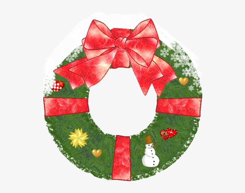 Christmas Wreath Variation Snow - Christmas Day, transparent png