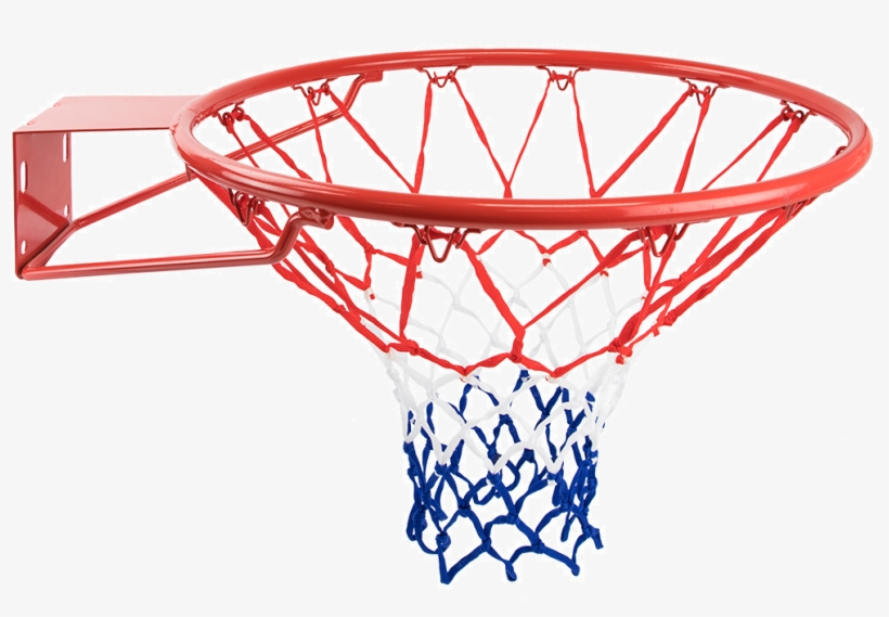 Red, White, And Blue Nylon Basketball Net - Brybelly Sbas 303 Nylon Basketball Net Red 44 White, transparent png