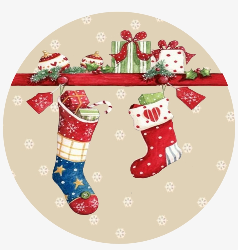 Christmas Tag - Новый Год Картинки Круглые, transparent png