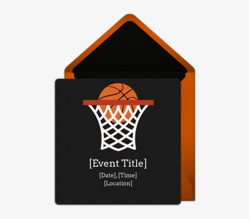 Customizable, Free Basketball Net Online Invitations - Basketball Hoop King Duvet, transparent png