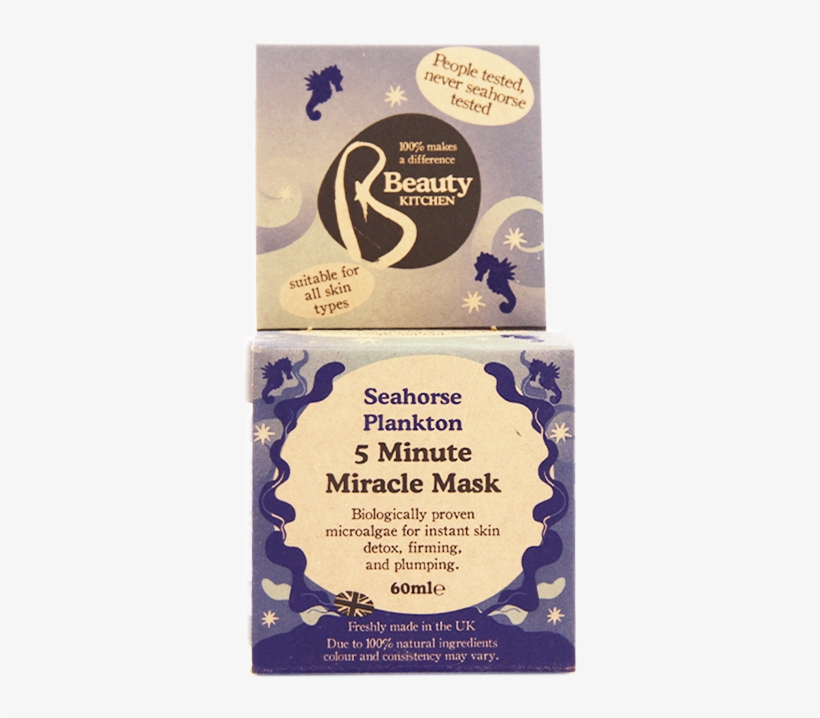 Beauty Kitchen Seahorse Plankton 5 Minute Miracle Mask, transparent png