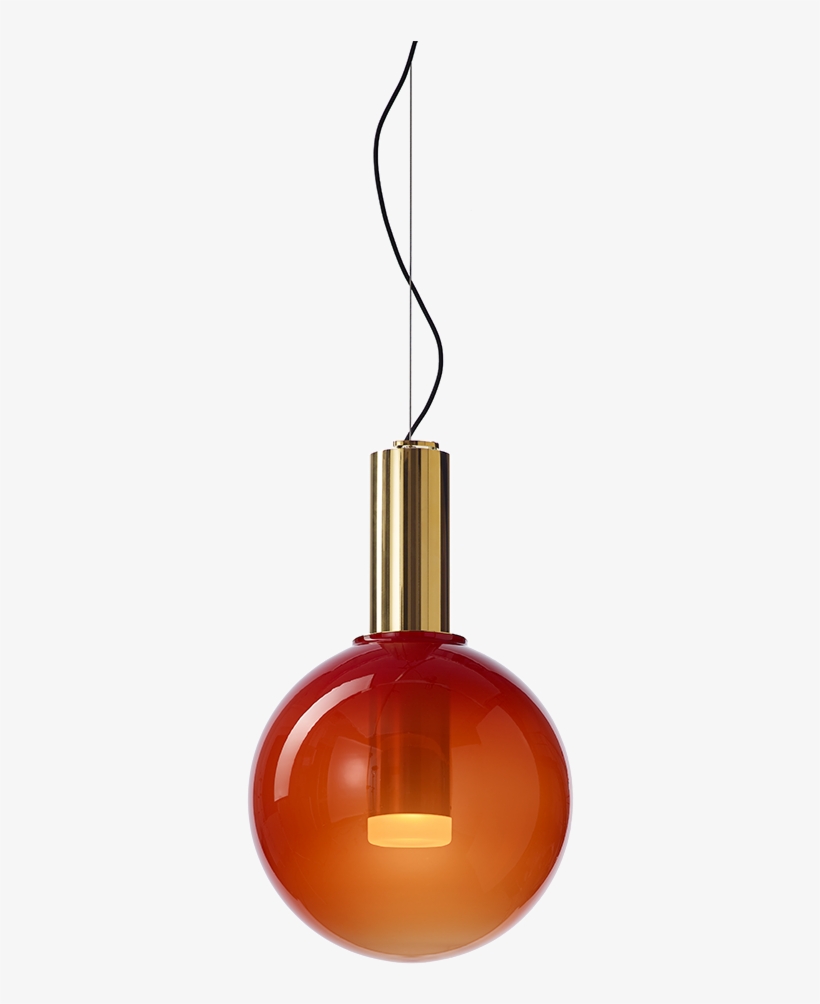 Phenomena Pendant Ferrari Red / Gold - Hang On Skleněná Koule, transparent png