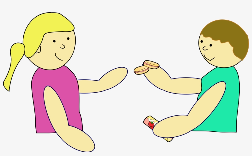 This Free Icons Png Design Of Sharing A Snack, transparent png