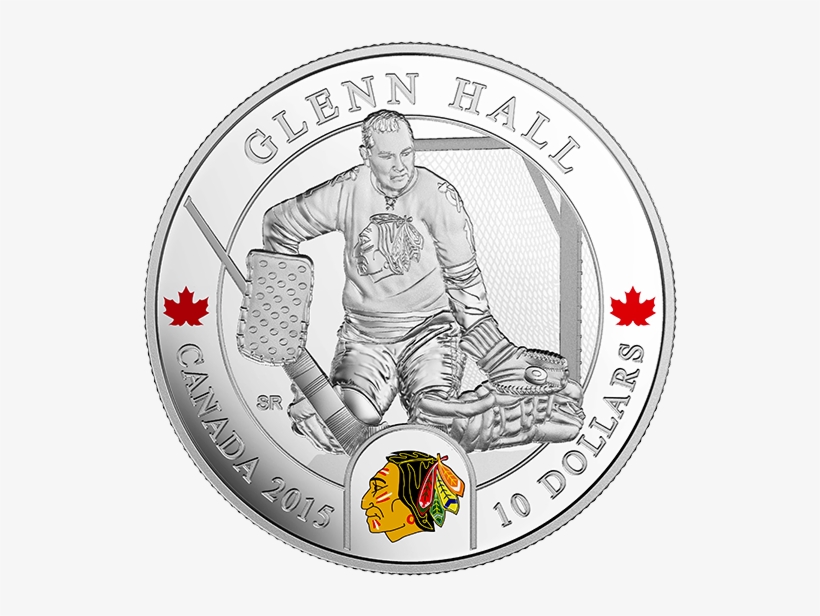 Fine Silver Coin National Hockey League<sup>®</sup> - 2015 Fine Silver 10 Dollar Coin - Nhl Goalies: Glenn, transparent png