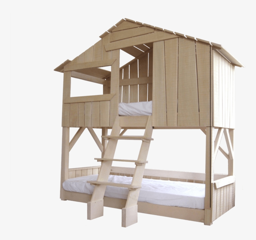 Solid Wood Hut Bed - Mathy By Bols Kids Bunk Bed With Drawers & Desk, transparent png