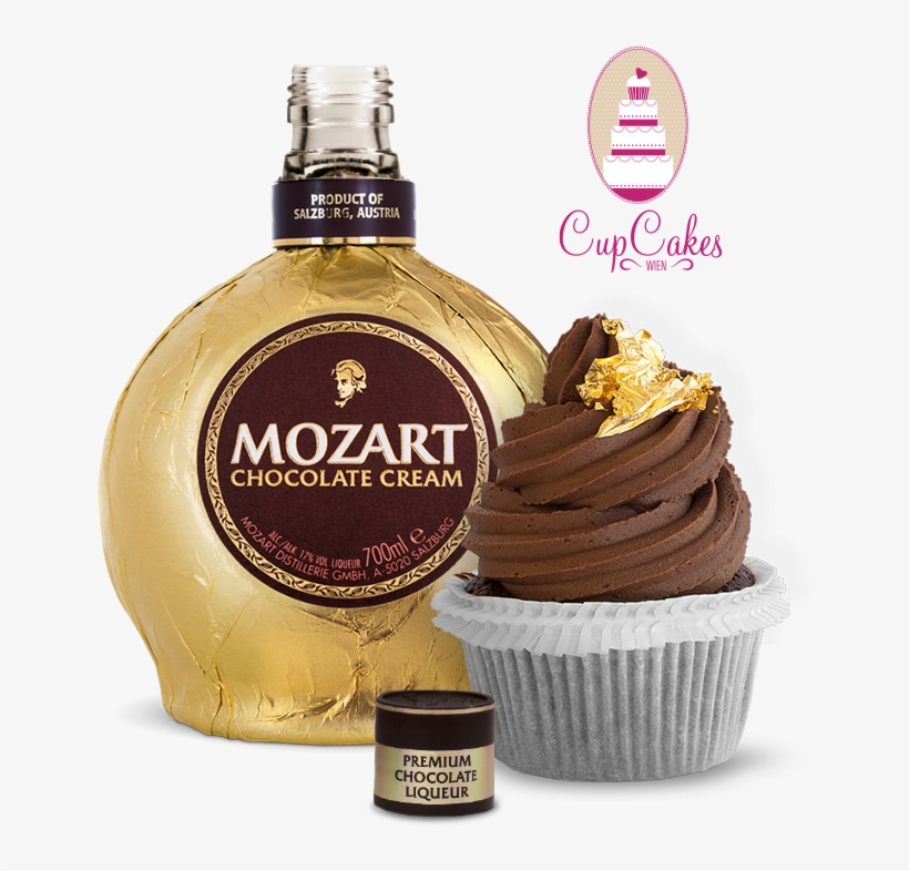 Mozart Chocolate Liqueur Cupcake - Mozart Chocolate Cream Liqueur 750ml, transparent png
