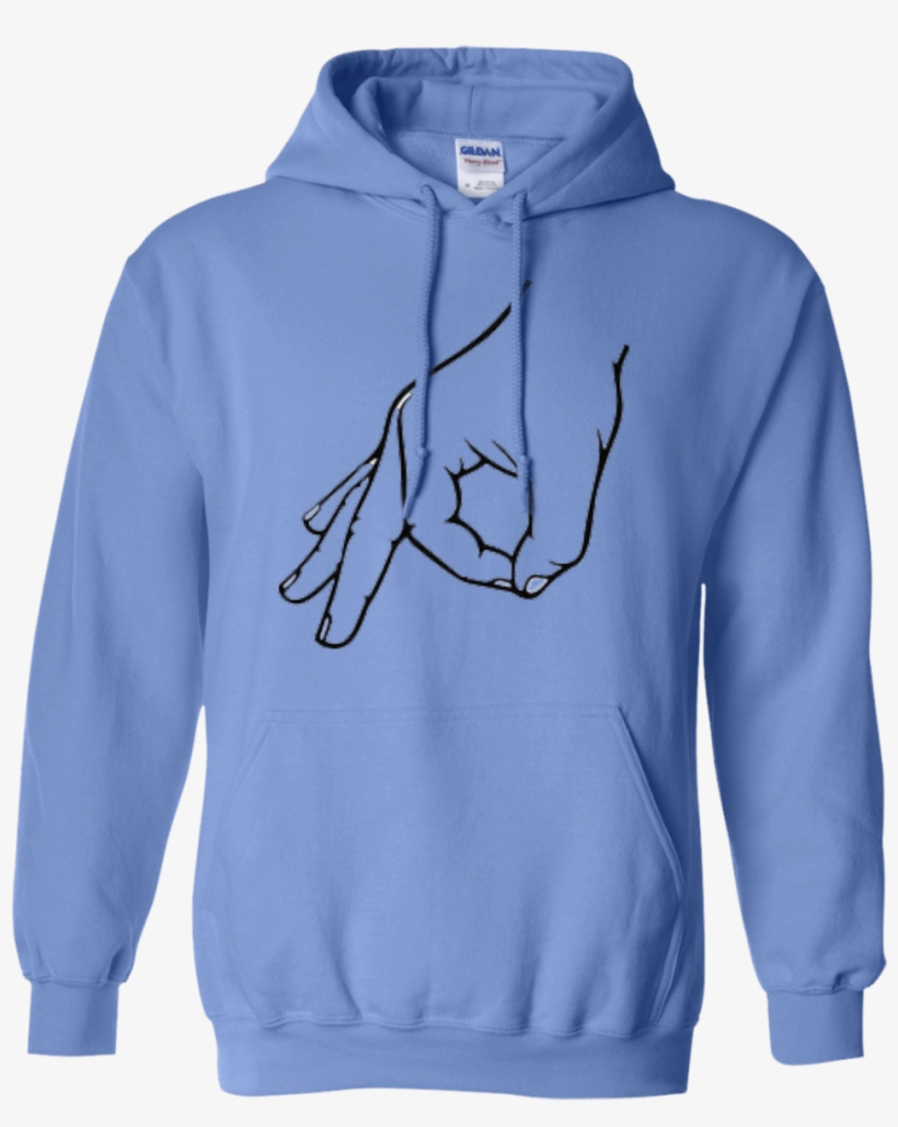 Ok Hand Sign Hoodie - Raisin Cookies That Look Like Choc Chip Trust Issues, transparent png